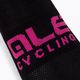 Cyklistické ponožky Alé Scanner černo-růžové L21181543 3