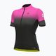Dámský cyklistický dres Alé Gradient black/pink L22175543