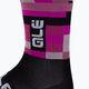 Alé Match černo-růžové cyklistické ponožky L22218543 3
