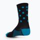 Alé Bubble cyklistické ponožky černá/modrá L22229461 2