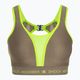 Podprsenka Shock Absorber Ultimate Run Bra Padded grey/lemon