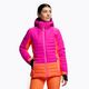 Dámská lyžařská bunda CMP růžovo-oranžová 31W0226/H924
