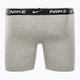 Pánské bavlněné boxerky Nike Everyday Stretch Boxer Brief 3Pk MP1 white/grey heather / black 6