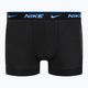 Pánské boxerky Nike Everyday Cotton Stretch Trunk 3Pk UB1 black/transparency wb 2