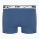 Pánské boxerky Nike Everyday Cotton Stretch Trunk 3 páry star blue/wolf grey/black white 3