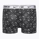 Pánské boxerky Nike Everyday Cotton Stretch Trunk 3 páry černá/modrá/šedá 5