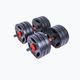 Pure2Improve Hybrid Dumbell/Barbell 30kg činky s funkcí činky černé a červené P2I202350 2
