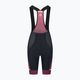 Dámské cyklistické kraťasy  Rogelli Impress II Bib Short burgundy/coral/black 4