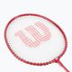 Sada badmintonových raket Wilson Bad.Tour Bmtn Stl Poles 4 Pc červená WRT844400 4