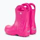 Dětské holínky Crocs Handle Rain Boot Kids candy pink 3