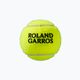 Sada tenisových míčků Wilson Roland Garros Clay Ct 4 ks žlutá WRT115000 4