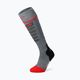 Lyžařské ponožky vyhřívané  Lenz Heat Sock 5.1 Toe Cap Slim Fit grey/red 6