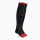LENZ vyhřívané lyžařské ponožky Heat Sock 5.1 Toe Cap Regular Fit šedo-červené 1070