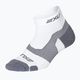 2XU Vectr Lght Cush 1/4 Crew bílé sportovní ponožky UA5047E