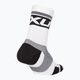 2XU Vectr Cushion Crew bílé a černé sportovní ponožky UA5053E 2