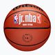 Basketbalový míč  Wilson NBA JR Fam Logo Indoor Outdoor brown velikost 7 5