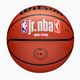 Dětský basketbalový míč   Wilson NBA JR Fam Logo Indoor Outdoor brown velikost 5 5