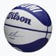 Dětský basketbalový míč   Wilson NBA Player Local Markkanen blue velikost 5 3