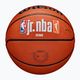 Basketbalový míč  Wilson NBA JR Fam Logo Authentic Outdoor brown velikost 7 5