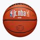 Dětský basketbalový míč   Wilson NBA JR Fam Logo Authentic Outdoor brown velikost 5 5