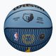 Basketbalový míč  Wilson NBA Player Icon Outdoor Morant blue velikost 7 5