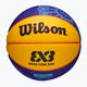 Dětský basketbalový míč   Wilson Fiba 3X3 Mini Paris 2004 blue/yellow velikost 3