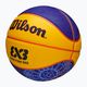 Dětský basketbalový míč   Wilson Fiba 3X3 Mini Paris 2004 blue/yellow velikost 3 3
