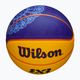 Dětský basketbalový míč   Wilson Fiba 3X3 Mini Paris 2004 blue/yellow velikost 3 4