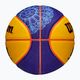 Dětský basketbalový míč   Wilson Fiba 3X3 Mini Paris 2004 blue/yellow velikost 3 6