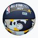Dětský basketbalový míč   Wilson 2024 NBA All Star Mini + krabice brown velikost 3 5