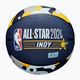 Dětský basketbalový míč   Wilson 2024 NBA All Star Mini + krabice brown velikost 3 6