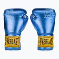 Boxerské rukavice  Everlast Fight Leather blue 2