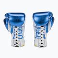 Boxerské rukavice  Everlast Fight Leather blue 3