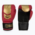 Boxerský set Everlast Prospect 2 helma + lapy + rukavice red/gold 3