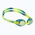Dětské plavecké brýle TYR Swimple Tie Dye Mirrored gold/green/blue