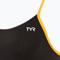 Dámské jednodílné plavky TYR Hexa Cutoutfit black/gold 3