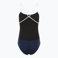 Dámské jednodílné plavky TYR Hexa Cutoutfit navy/white 2