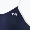 Dámské jednodílné plavky TYR Hexa Cutoutfit navy/white 3