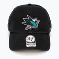 47 Značka NHL San Jose Sharks CLEAN UP baseballová čepice černá 4