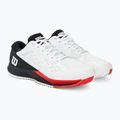 Pánské  tenisové boty  Wilson Rush Pro Ace white/red/poppy red 4