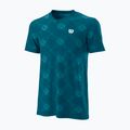 Wilson PWR SMLS Henley III pánské tenisové tričko modré WRA804502