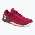 Dámské tenisové boty Wilson Rush Pro 4.0 Clay beet red/white/tropical peach