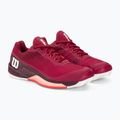 Dámské tenisové boty Wilson Rush Pro 4.0 Clay beet red/white/tropical peach 4