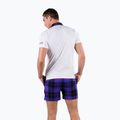 Pánská bílo-fialová tenisová polokošile HYDROGEN Tartan T00518E82 3