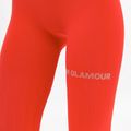 Dámské legíny Gym Glamour push up oranžové 369 5