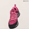 Juniorské boty CMP Rigel Low Wp berry / pink fluo 9