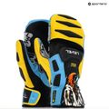 Lyžařské rukavice Level SQ CF Mitt yellow/blue 9