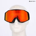 Lyžařské brýle  UVEX Gravity FM black matt/mirror red orange clear 7