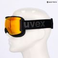 Lyžařské brýle  UVEX Downhill 2100 CV black matt/mirror orange yellow 7