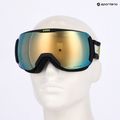 Lyžařské brýle  UVEX Downhill 2100 CV Race black matt/mirror gold clear 7